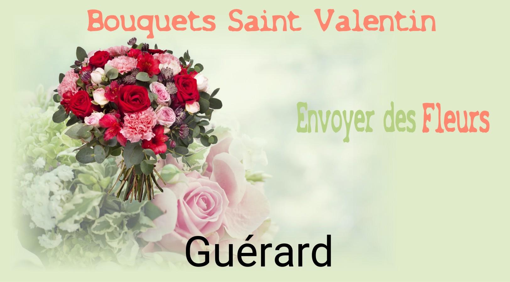 Roses de Saint-Valentin livrées à Guérard